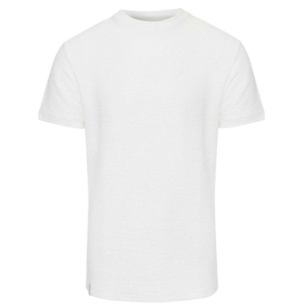 Threadbare Mens Falkland Knitted T-Shirt / Ecru